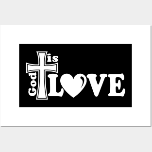 Christian Design God Is Love Posters and Art